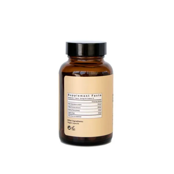 Be Energized Booster Mushroom Supplement Capsules - Image 4