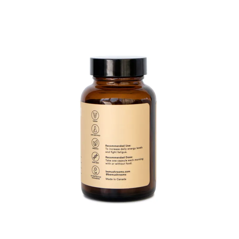 Be Energized Booster Mushroom Supplement Capsules - Image 3