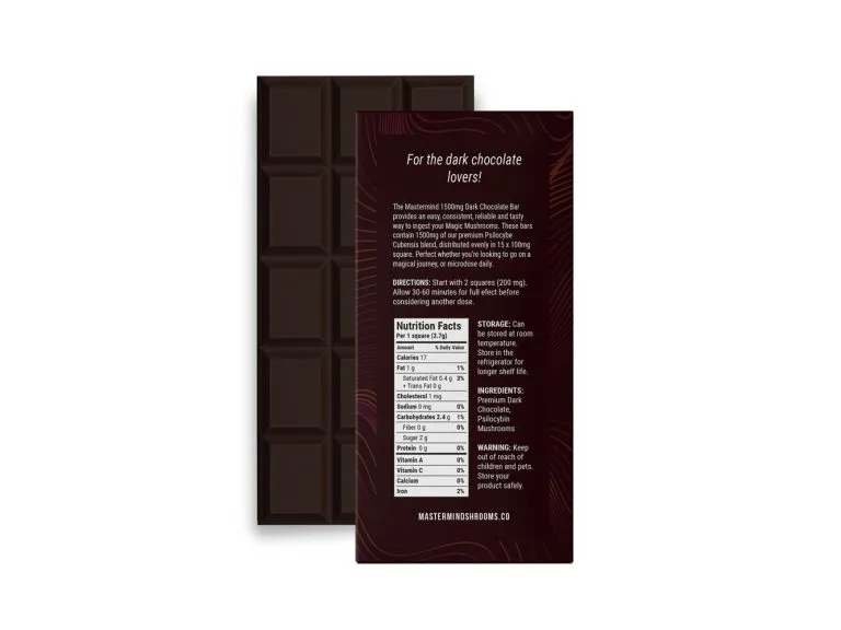 Buy Mastermind Mushroom Chocolate Bars 1500mg - Image 2